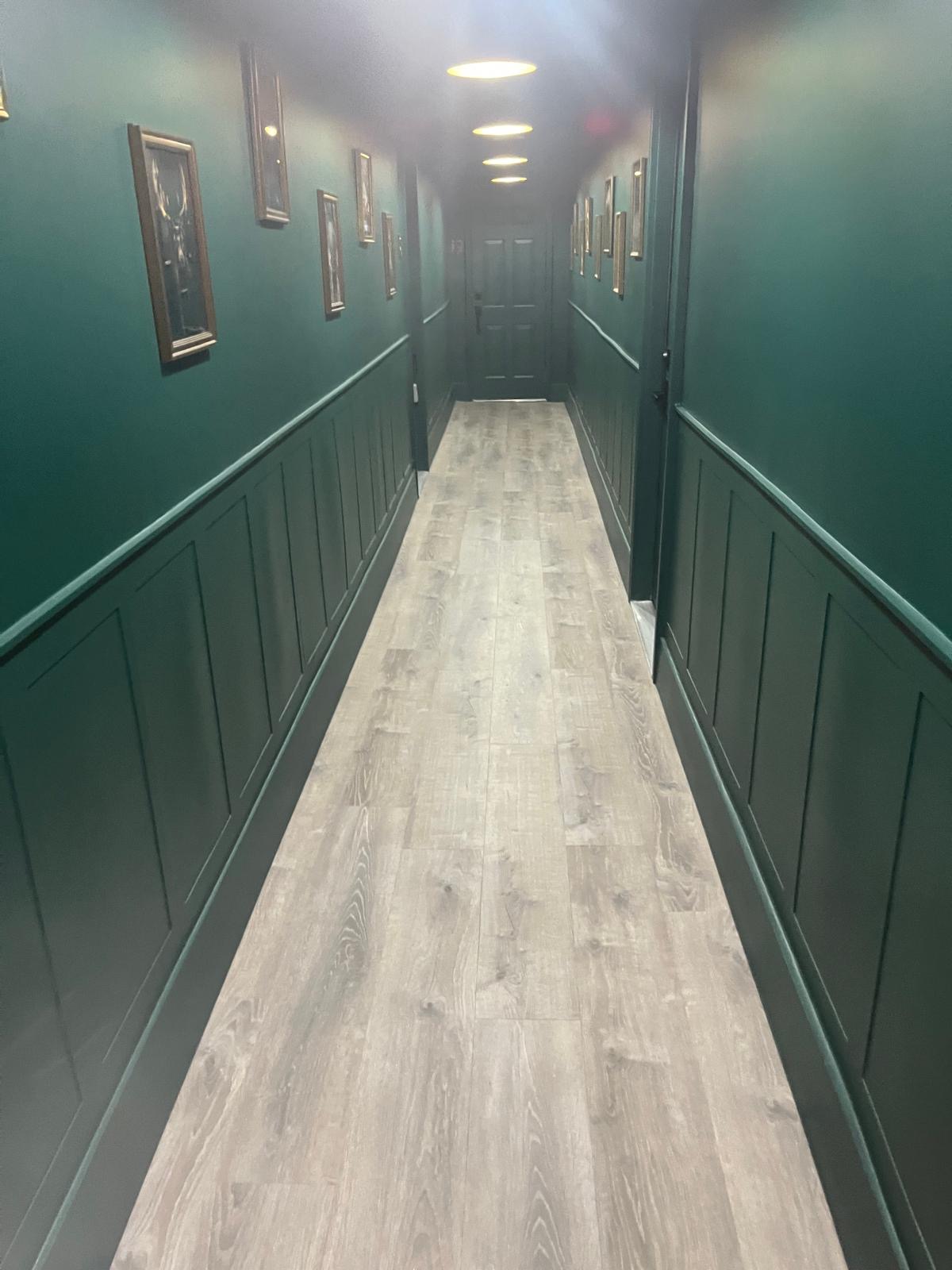 Interior hallway with professional finishes