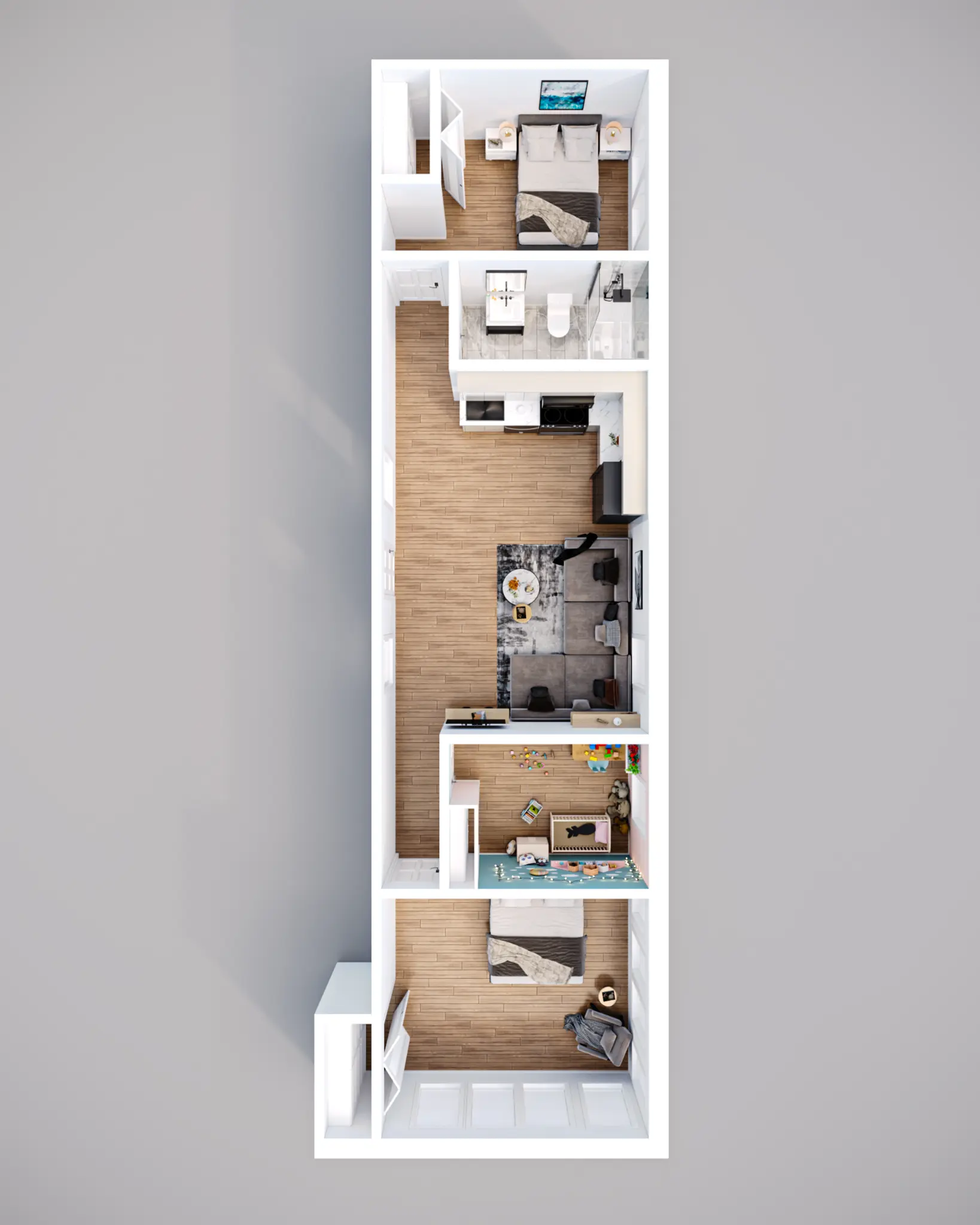 3 Bedroom apartment at Bellevue Terrace