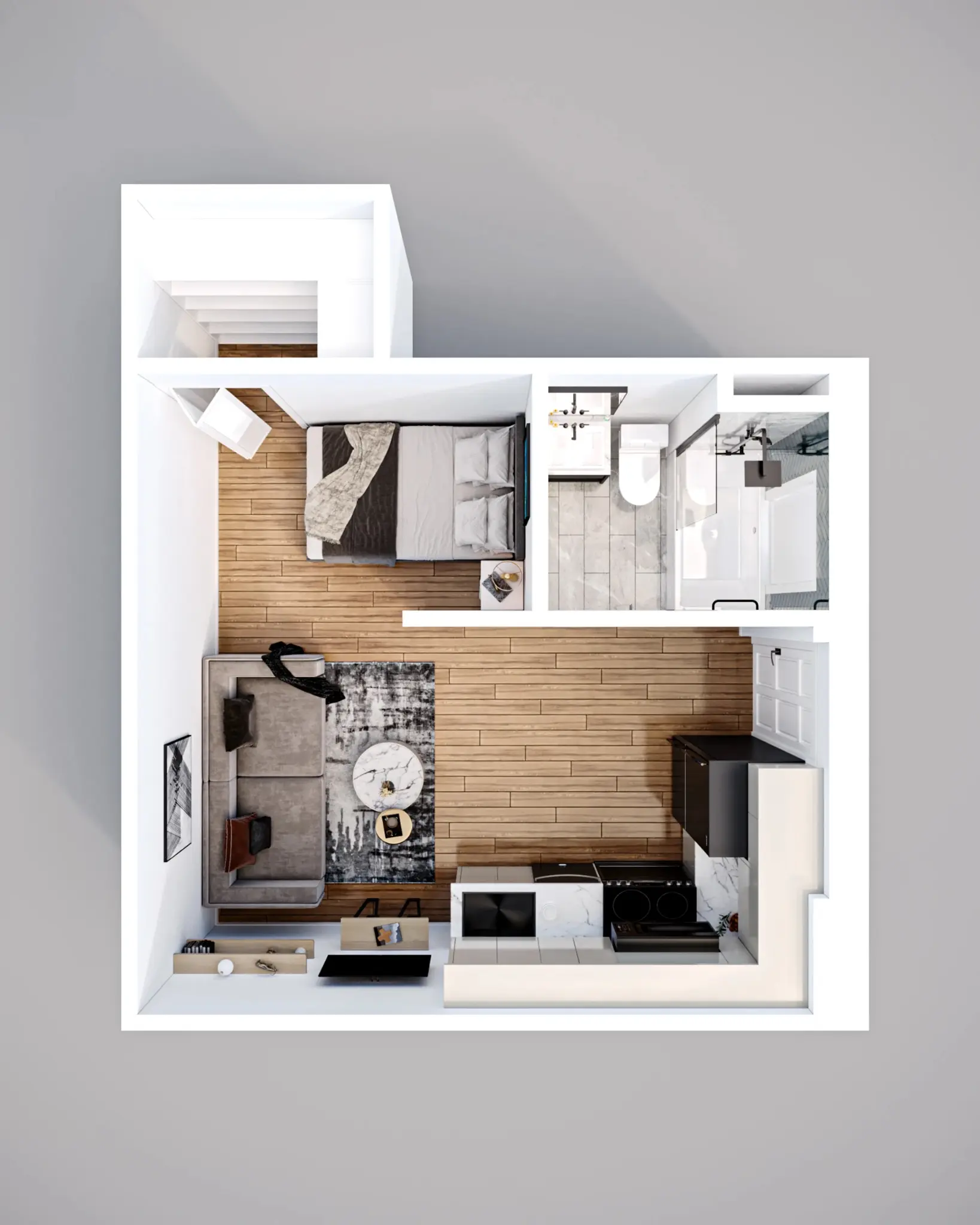1 Bedroom apartment at Bellevue Terrace